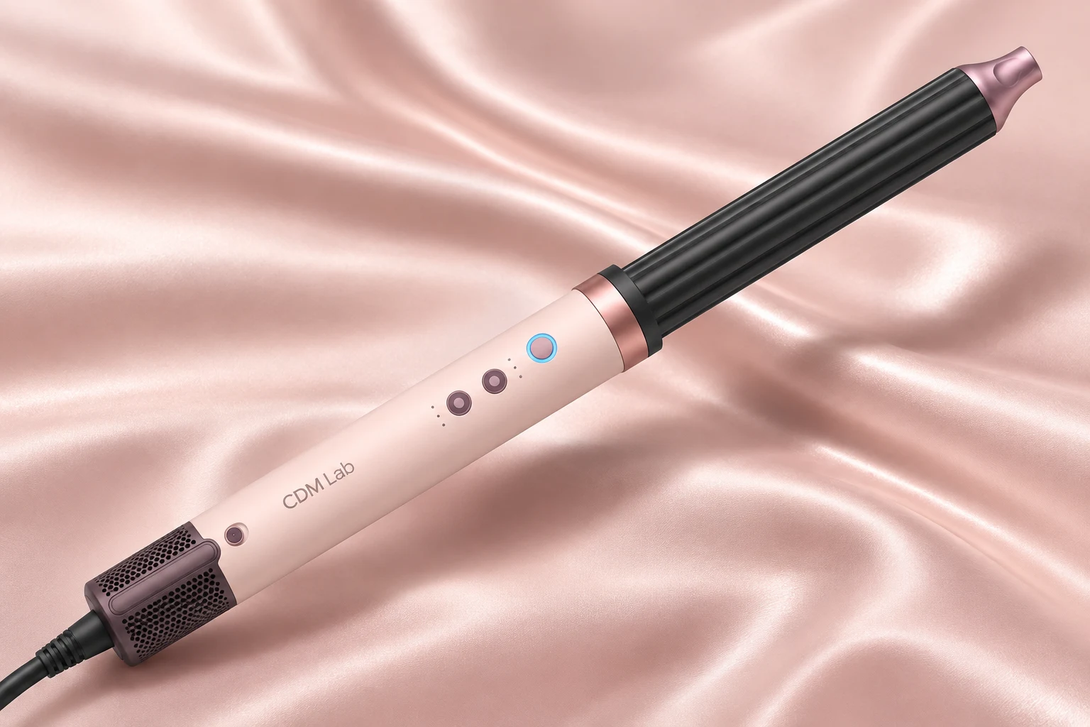 Multistyler rosa CDM Lab Air Muse con cilindro arricciante, fotografia editoriale